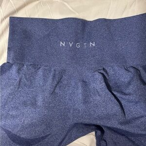 NVGTN Heather Blue Seamless Leggings